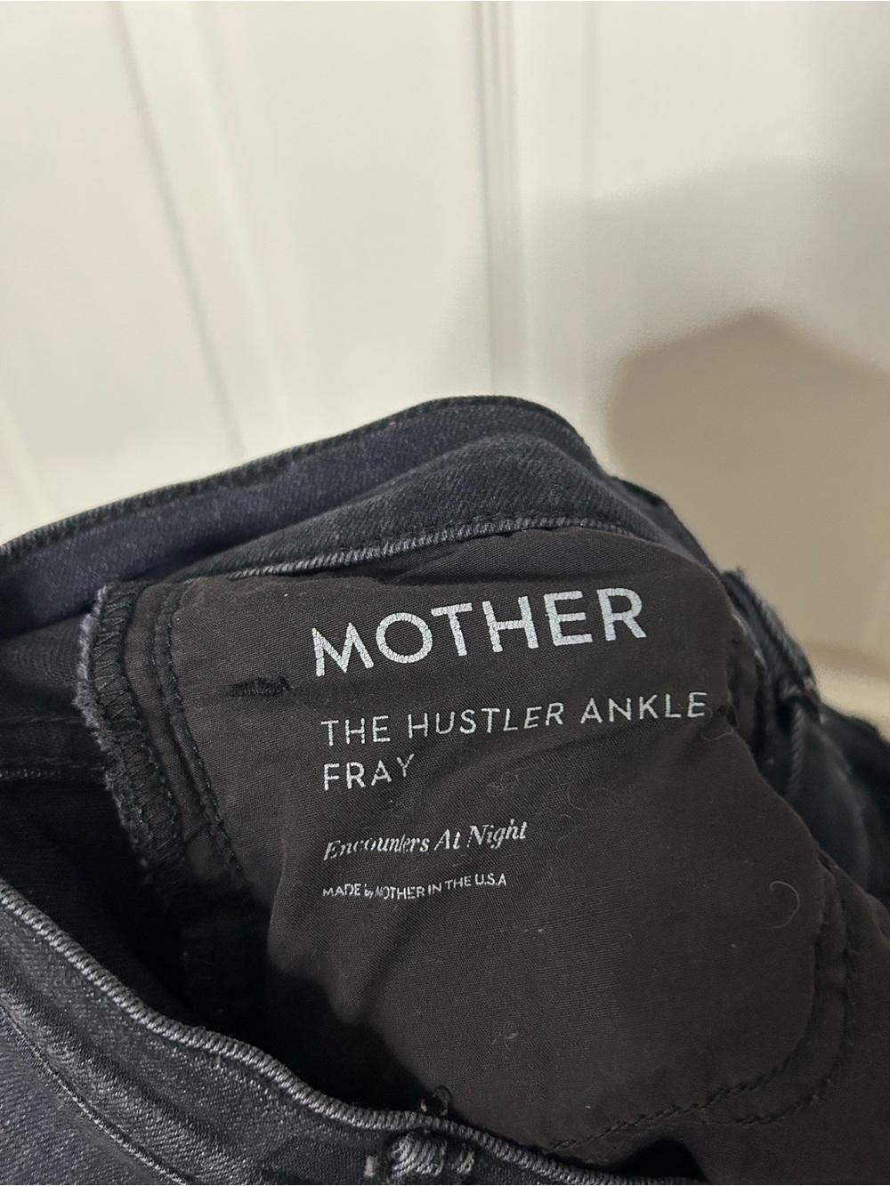 Mother The Hustler Ankle Fray Jeans Encounters at Night - Picture 11 of 13